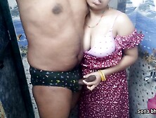 Indian Desi Bhabhi Giving Handjob.  Boy Cum On Her Sexy Blue Panty.  Cum On Panty