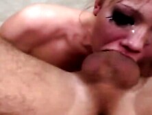 Big Titted Slut Tongue Moans Licking Dick In Deep