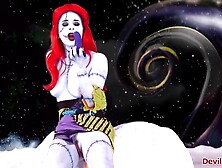 Joanna Cutie in A nightmare in advance of Christmas XXX parody. As Sally is toying her snatch Jack shows up. This guy shows her hi