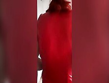 Anouk Tgirl Whore - Red Latex Anal Gape Play