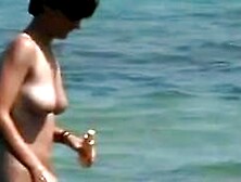 Nudist Beach Hidden Voyeur Shot Of Hot Women By The Sea