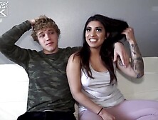 Jessica's Thicc Latin Chick Butt Makes Asher Bust Early!