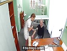 Nurse Fucks Professor In Hospital