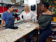 Dana Dearmond And Layton Benton In Jordi Lil Barista