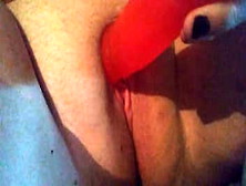 Playing With Vibrating Dildo