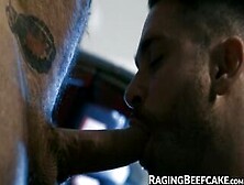 Bearded Inked Markus Kage Cums Inside Chubby Beaus Ass