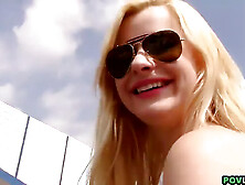 Povlife - charlyse angel enjoys a hard cock in her throat