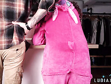 "dadddy! Do You Like My New Cute Pijamas?" Innocent Teen Alone with Perv Stepdad!