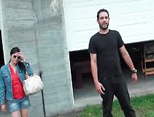 Hot amateur picked up for paid sex on the street