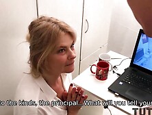 TUTOR4K.  Instead of learning literature naughty boy has sex with tutor