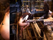 BTS Nude Photo Shoot at Abandoned Paper Factory: Kristy Jessica & Redlite Photo