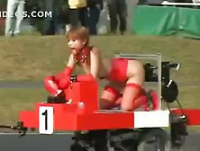 Asian Remote Cart Sex Race!