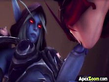 Futanari Sylvanas From Warcraft Fucking Hard