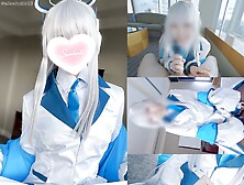 Blue Archive Noa Cosplaying Sweetly Sadistic,  Brain-Melting Dirty Talk Teasing