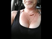 I video myself smoking cigarette while in passenger seat of truck cruising