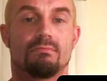 Masturbating Oldie Dude with Sex Toy Gives Intense Orgasm