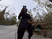 Public masturbation at the park