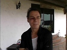 Milf getting ready for work BTS