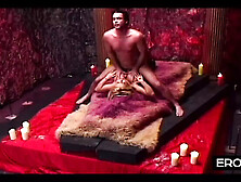 Hot German Roommate Drives Him Wild on the Couch - Big Tits,  Hardcore & Cumshot