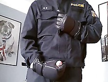 Police Uniform And Gloves