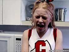 Spanked Cheerleader 1