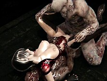 Resident Evil - Ada Wong Zombie Group-Sex (ORAL SEX,  Doggy,  Riding,  Piledriver,  DP,  Cumshots)