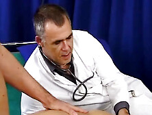 Sleazy German nurse is fisted and assfucked by 2 doctors