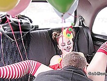 Clown Babe Squirts And Fucks In