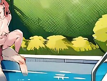 College Students Gangbang At Sauna,  Pool,  Hotel Room,  Cartoon Hentai Animation