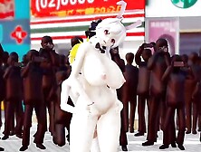 Haku - Public Sexy Dance + Sex (3D HENTAI)