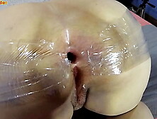 "Leo Avant",  the dildo from Honey Play Box is easily absorbed by this rear-end hole.  Get 20% off with code: SADO