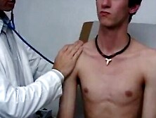 Naughty Doctor Plays With Twink's Dick And Balls While Giving Him Exam