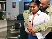 Busty Secretary's Office Roleplay - Naughty college girl Fucked by Her Older Male Teacher