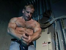 Sexy Ben Kieren Cellar Solo,  Hairy Muscle