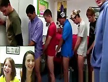 Teen Guys Face Humiliation For Their Initiation