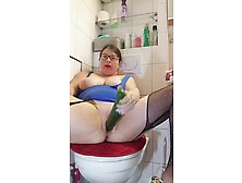 Stepmom Squirts In The Toilet