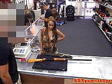 Pawnbroker Amateur In Store Showing Body Off