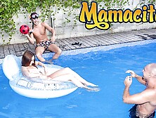 Chicas Loca - Russian Youngster Stacy Snake Pool Party Threesome - MAMACITAZ