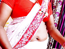 Seductive Indian Wife In Saree Cheats On Husband With Friend; Spicy Telugu Dirty Talk