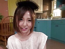 Uncensored JAV of Narumi Ayase performing a blowjob, showing her epic oral skills!