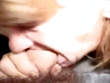 Old Blonde Street Whore Sucking Dick And Eating Cumshot