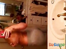 Big-Ass Amateur Mikal Strips and Shows Off Her Ass