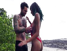 Bootyful Babe Janice Gets Her Pussy Banged Hard On Vacation