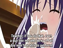 Erotic Babe Sucks The Teacher's Cock