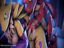 Sfm - Renamon Compilation