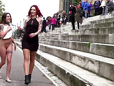 Silvia Rubi Loves Everything About Humiliation And A Slave Role In Public