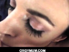 goddess mom stepmother Eva Big has her snatch on fire