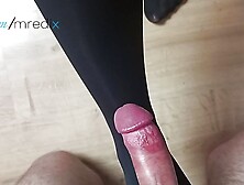 Beautiful Feet In Black Tights Kicking Balls! Pov Mistress Redix