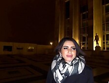 An Italian tourist suck inside outdoor and anal fuck by two Men