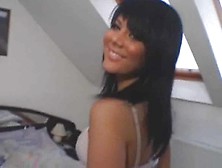 His girlfriend has a perfect ass to show off